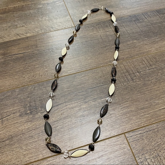 Long Beaded Infinity Necklace Accessories Jewelry Statement - Picture 1 of 4